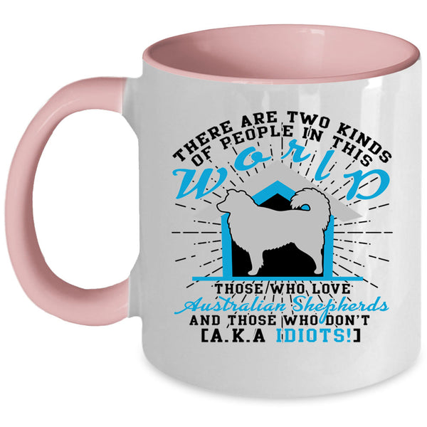 Cool Dogs Coffee Mug, Love Australian Shepherds Accent Mug