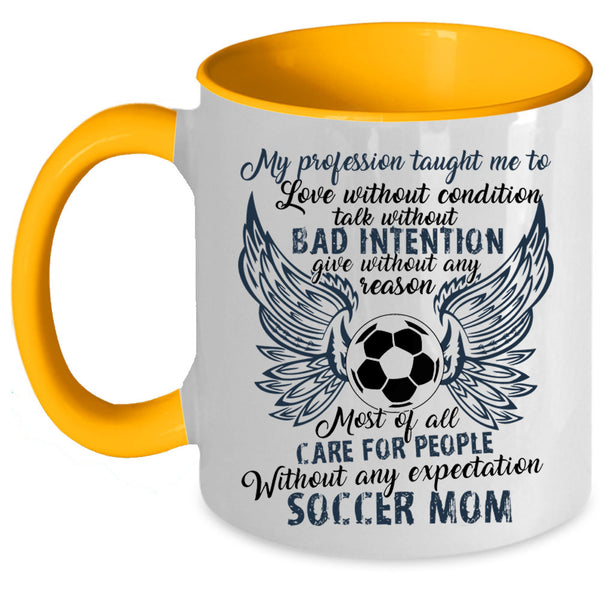 Awesome Soccer Mom Coffee Mug, Soccer Mom Accent Mug