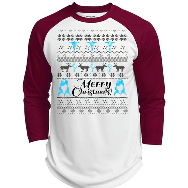 Merry Christmas T Shirt, Noel Christmas T Shirt, Awesome T-Shirts  (Polyester Game Baseball Jersey)