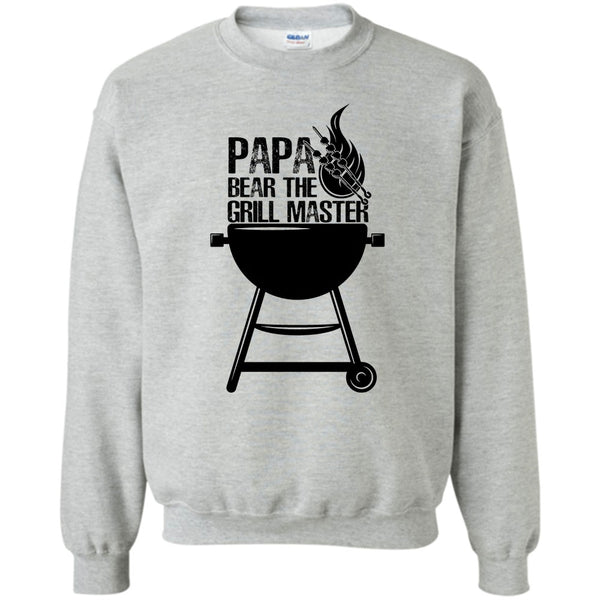Gift For Papa T Shirt, Papa Bear The Grill Master Sweatshirt