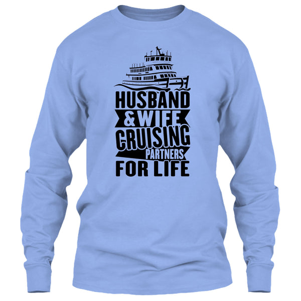 Husband & Wife T Shirt, Coolest Cruising Partners T Shirt