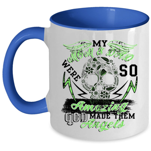 God Made Them Angels Coffee Mug, My Mom And Dad Were So Amazing Accent Mug