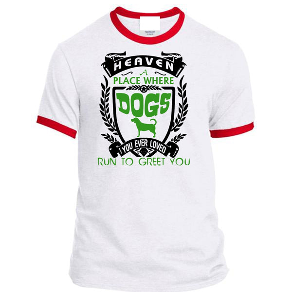 Heaven A Place Where Dogs T Shirt, You Ever Loved Run To Greet You T Shirt, Pets T Shirt