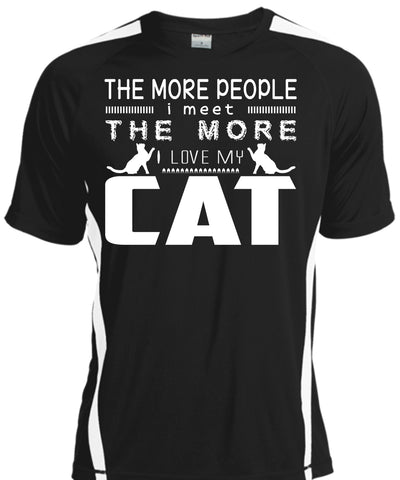 A black t-shirt with the shopify logo