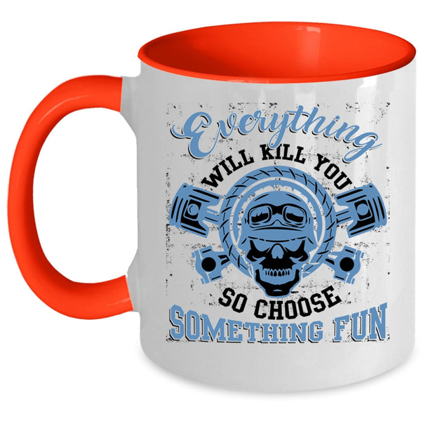Cool Gift For Biker Coffee Mug, Awesome Riding Accent Mug