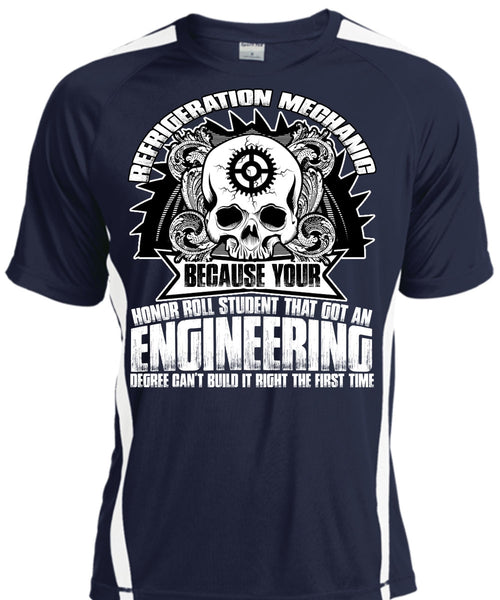 Refrigeration Mechanic T Shirt, Engineering Degree T Shirt, Cool Shirt