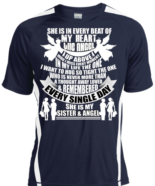 She Is My Sister And Angel T Shirt, Beat Of My Heart T Shirt, Cool Shirt