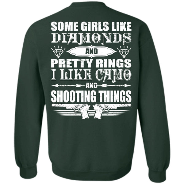 Girls Like Diamonds T Shirt, I Love Hunter Sweatshirt