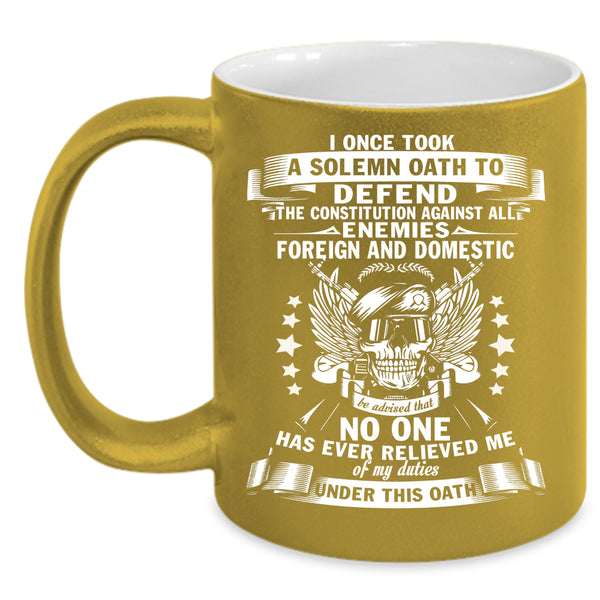 Cool Veteran Coffee Mug, Cute Gift For Veteran Coffee Cup