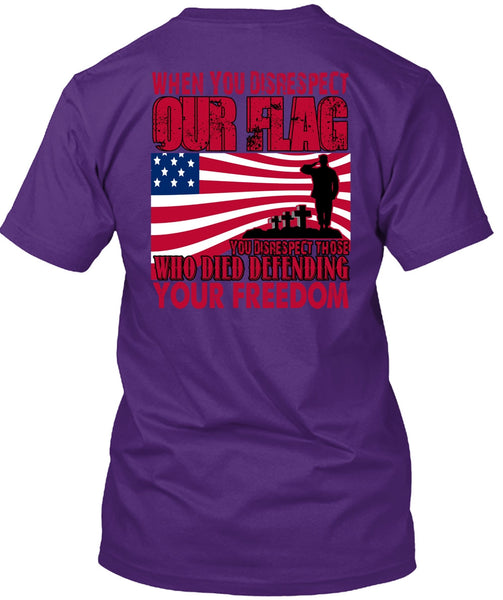 Defending Your Freedom T Shirt, Being A Veteran T Shirt
