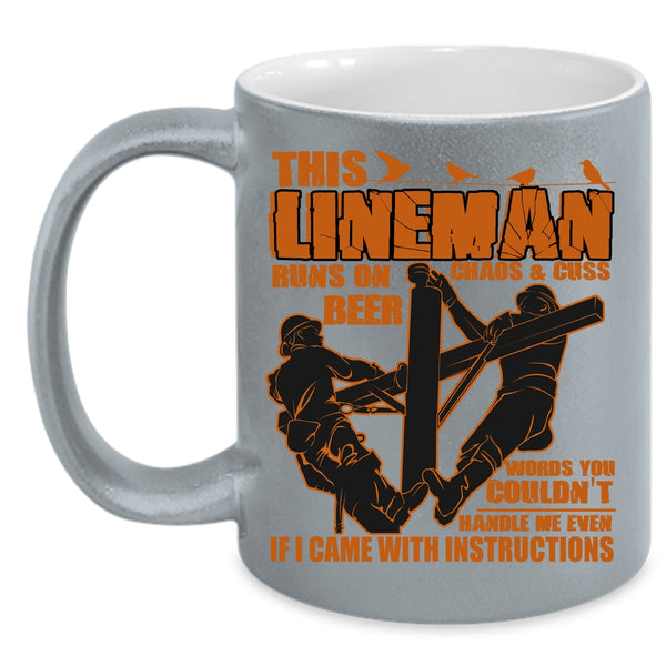 Awesome Linemans Coffee Mug, Funny Gift For Linemans Coffee Cup