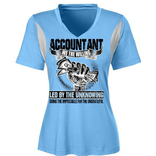 Accountant We The Willing Led T Shirt, I Love Accountant T Shirt, Awesome T-Shirts