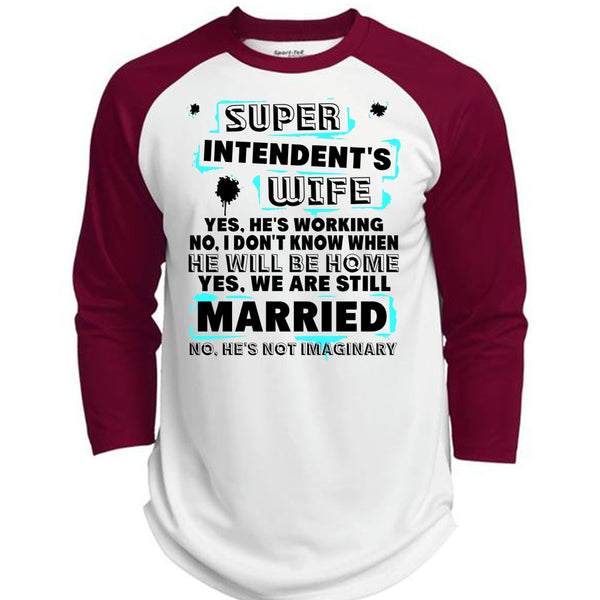 Intendent's Wife T Shirt, I Love Wife T Shirt, Awesome T-Shirts  (Polyester Game Baseball Jersey)