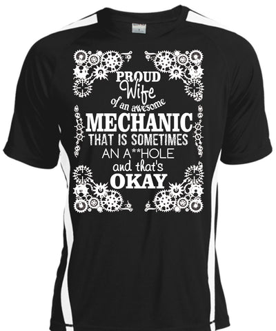 A black t-shirt with the shopify logo