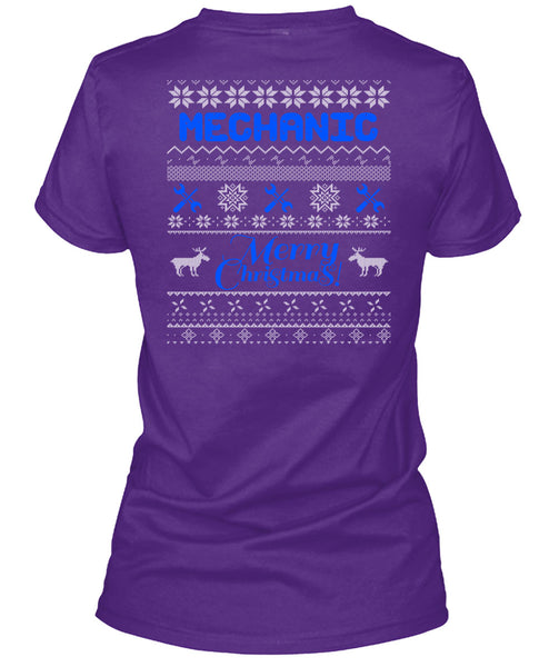 Mechanic Merry Christmas T Shirt, Being A Mechanic T Shirt