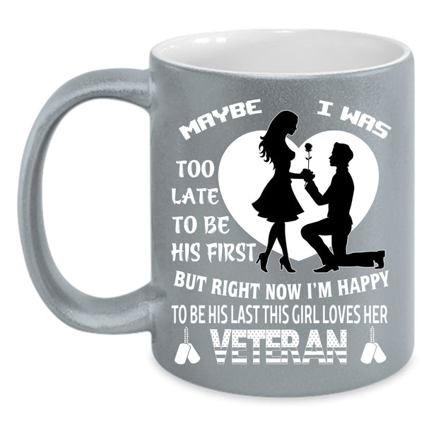 This Girl Loves Her Veteran Coffee Mug, I Love Veteran Coffee Cup