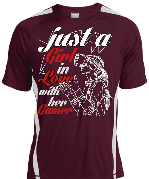 Just A Girl In Love With Her Gamer T Shirt, Being A Gamer T Shirt, Cool Shirt