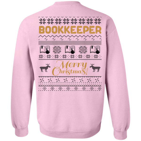 I Love Reading T Shirt, Bookkeeper Merry Christmas Sweatshirt