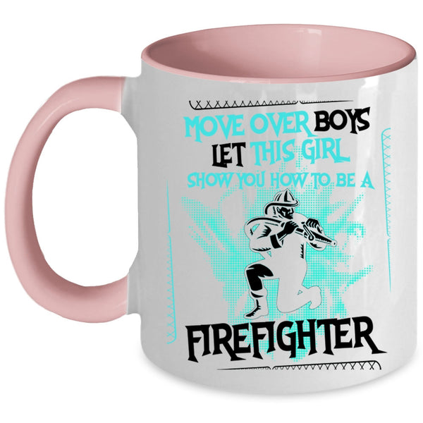 How To Be A Firefighter Coffee Mug, This Girl Show You Accent Mug