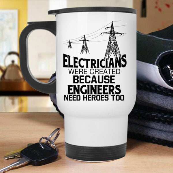 Funny Gift For Electrician Travel Mug, Electricians Mug