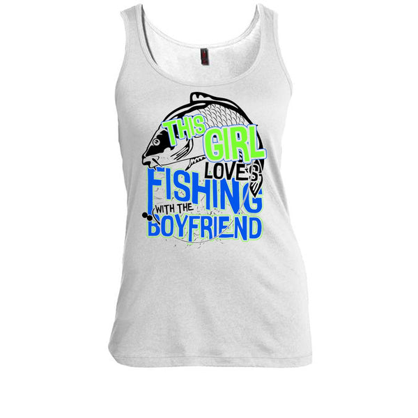 This Girl Loves Fishing T Shirt, Coolest Fishing Tank Top
