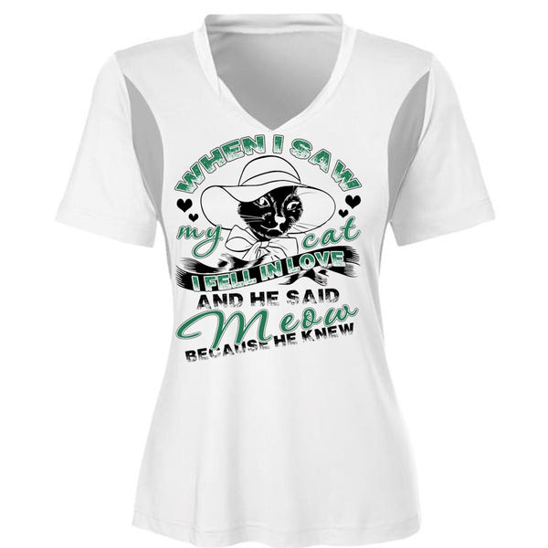 He Said Meow T Shirt, I Love Cat T Shirt, Awesome T-Shirts