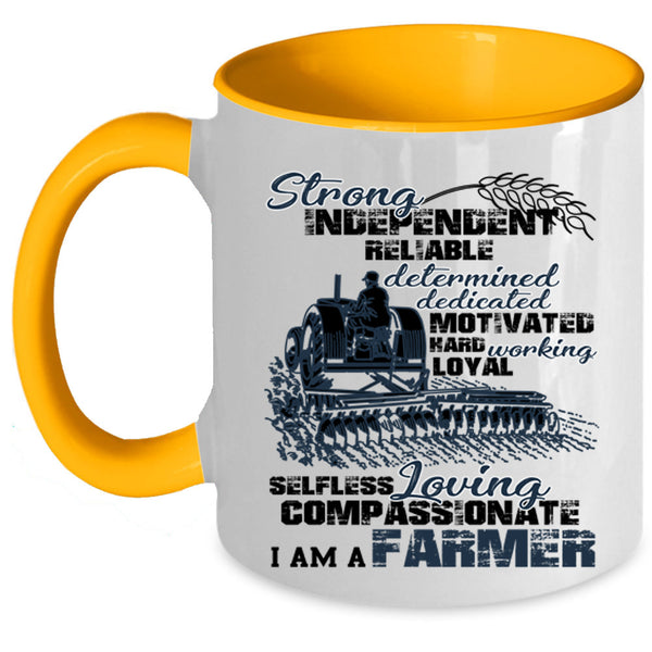 Cute Gift For Farmer Coffee Mug, I Am A Farmer Accent Mug