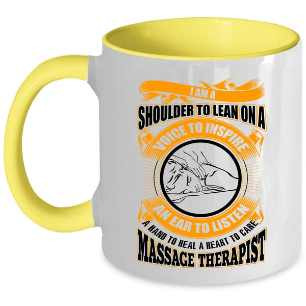 Cool Massage Therapist Coffee Mug, I Am A Massage Therapist Accent Mug