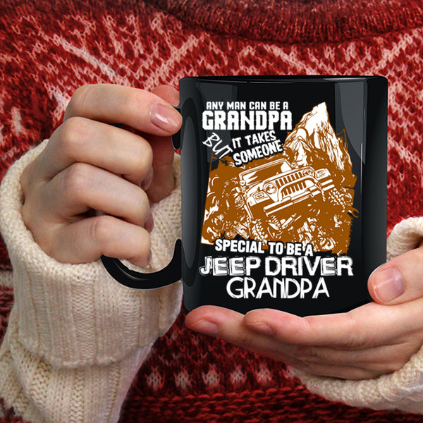 Special To Be A Jeep Driver Grandpa Coffee Mug, Best Dad Ever Coffee Cup