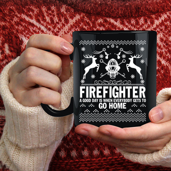 Firefighter Coffee Mug, Christmas Gift For Fireman Coffee Cup