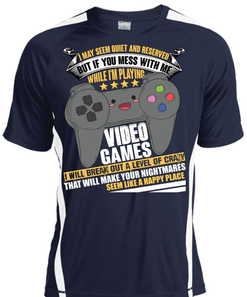 I'm Playing Video Games T Shirt, Like A Happy Place T Shirt, Cool Shirt
