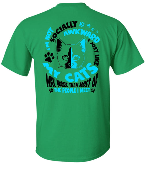 I Just Like My Cats T Shirt, I Love My Cat T Shirt