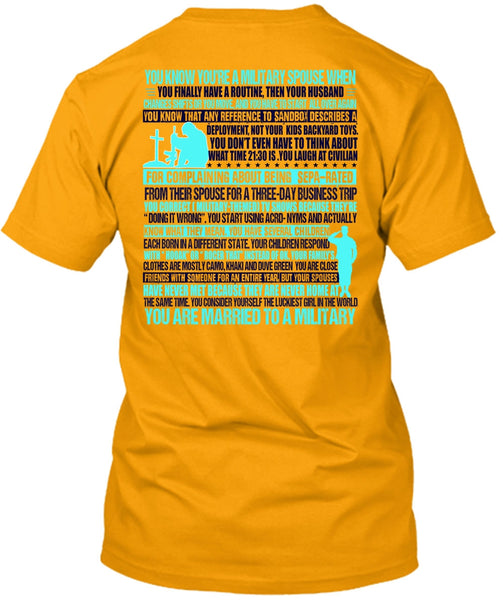 You Are Married To A Military T Shirt, I Love Veteran T Shirt