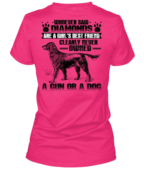 Never Owned A Gun Or A Dog T Shirt, I Love My Dog T Shirt