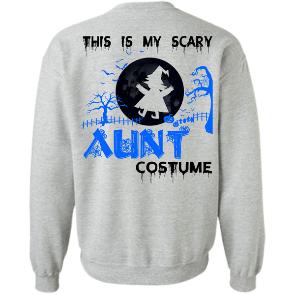 Wait For Halloween T Shirt, This Is My Scary Aunt Costume Sweatshirt