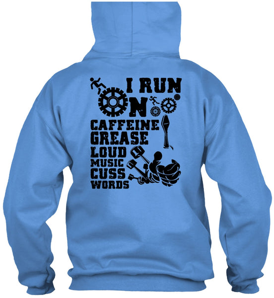 I Run On Caffeine T Shirt, I Love Mechanic T Shirt