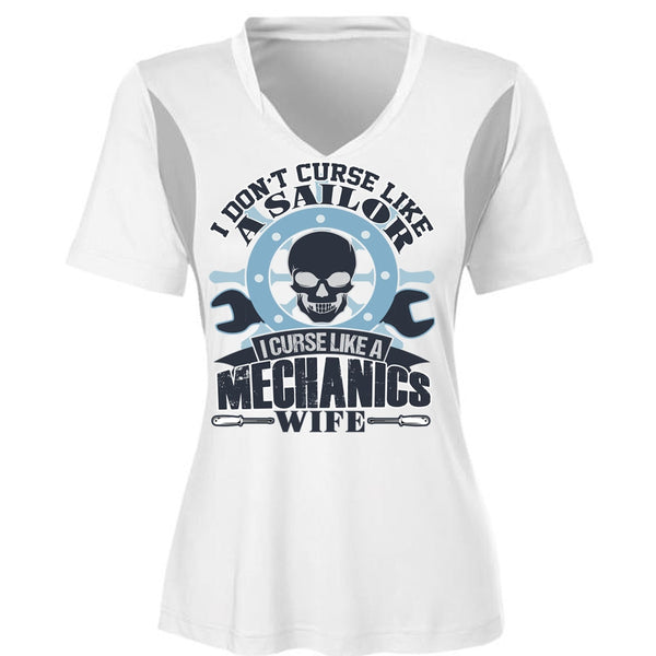 I Curse Like A Mechanic's Wife T Shirt, I Love Mechanic T Shirt, Awesome T-Shirts