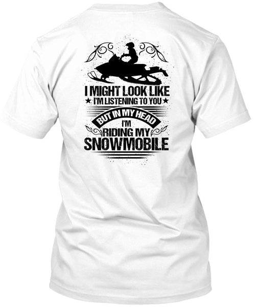 A black t-shirt with the shopify logo