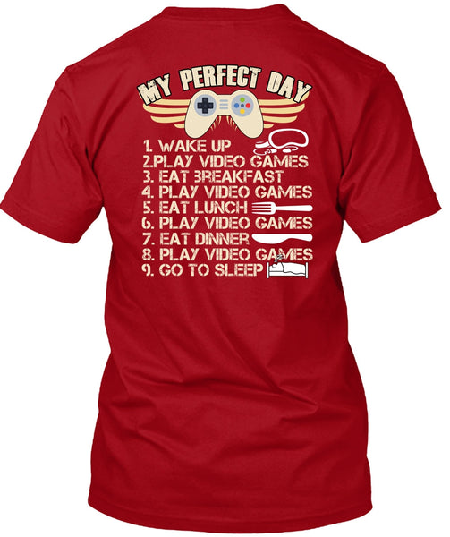 Play Video Games T Shirt, Wake Up T Shirt