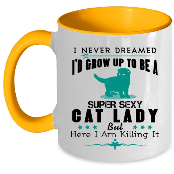 I'd Grow Up To Be A Cat Lady Cup, I Love Cats Mug