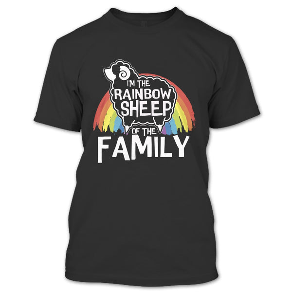 A black t-shirt with the shopify logo