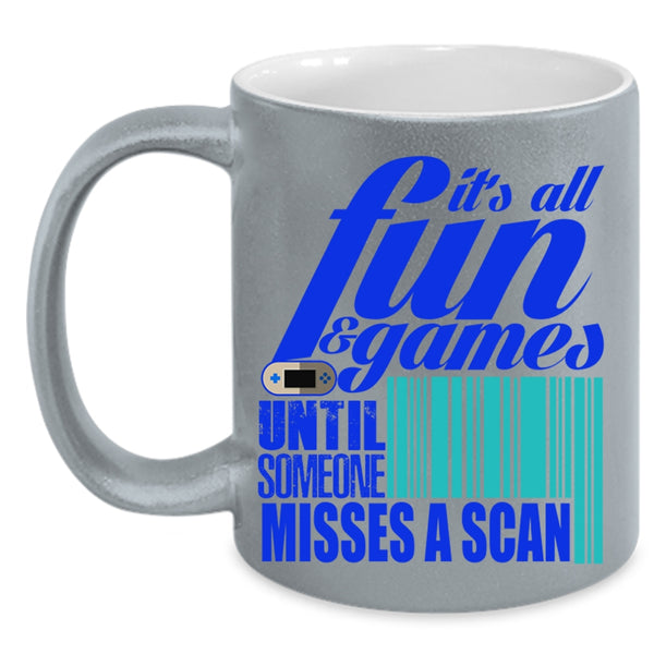 I Love Games Coffee Mug, It's All Fun And Games Accent Mug