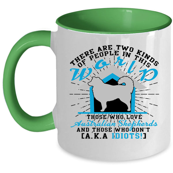 Cool Dogs Coffee Mug, Love Australian Shepherds Accent Mug