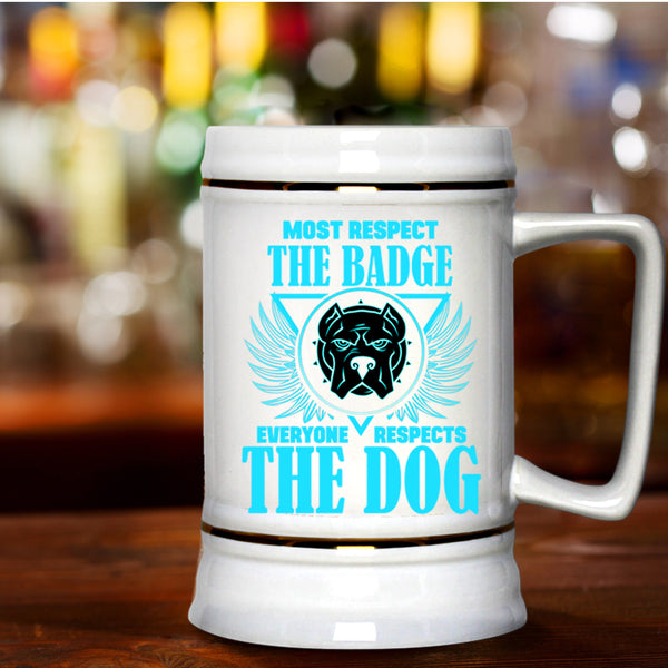 Gift For Dog Lovers Beer Stein 22oz, Cool Dogs Beer Mug