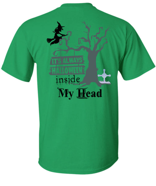It's Always Halloween Inside My Head T Shirt, Wait For Halloween T Shirt
