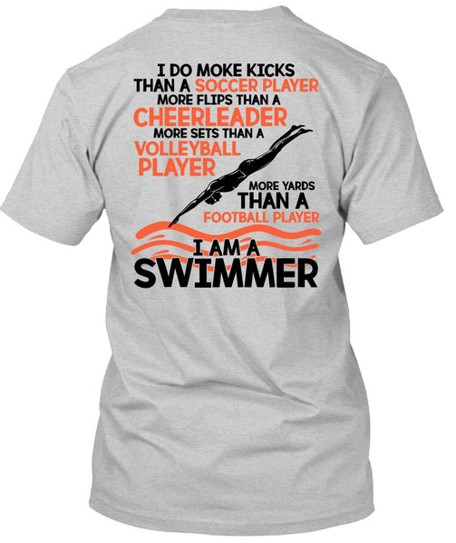 I Am A Swimmer T Shirt, I Love Swimming T Shirt
