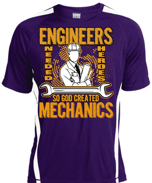 God Created Mechanics T Shirt, I Love Mechanic T Shirt, Cool Shirt