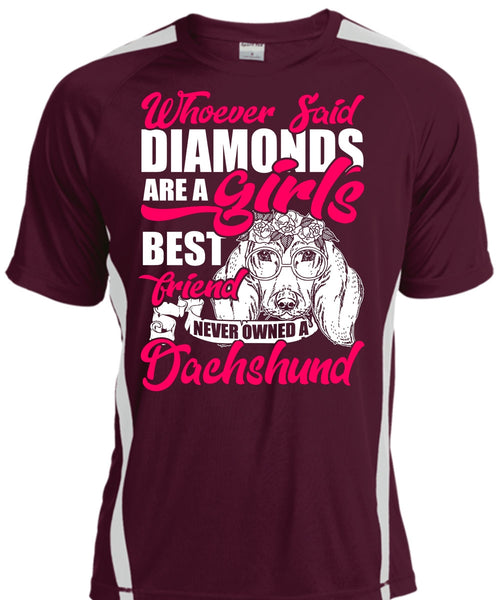 Never Owned A Dachshund T Shirt, Girl's Best Friend T Shirt, Cool Shirt