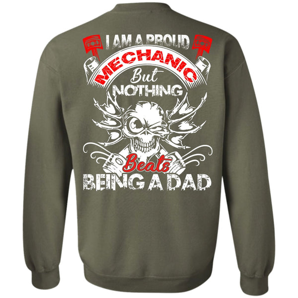 Being A Dad T Shirt, I Love Mechanic Sweatshirt