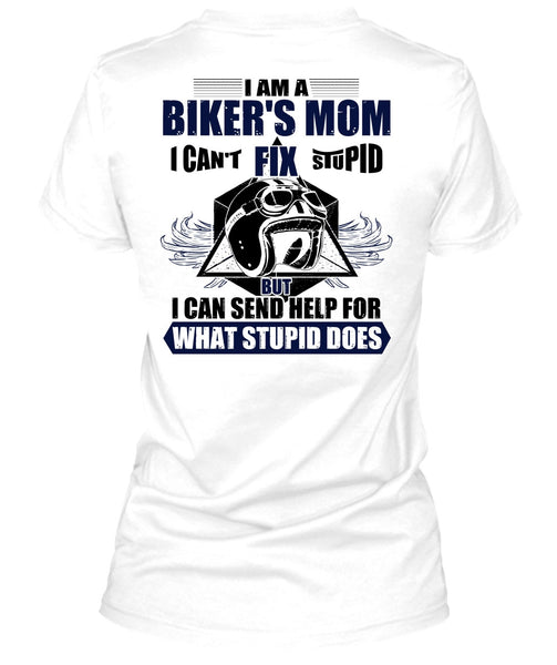 I Am A Biker's Mom T Shirt, I Love Biking T Shirt